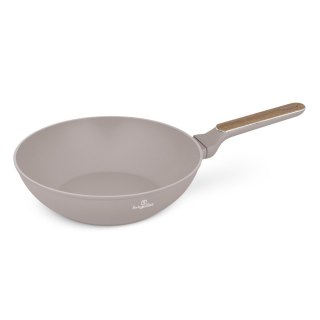 Patelnia Wok 28cm BerlingerHaus BH-8334 Taupe Nordic Collection