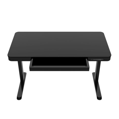 Tuckano Biurko z elektryczną regulacją wysokości ET119W-C Czarny. Blat biurka o wymiarach 120 x 60cm.