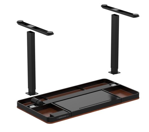 Tuckano Biurko z elektryczną regulacją wysokości ET119W-C czarny/orzech. Blat biurka o wymiarach 120 x 60cm.