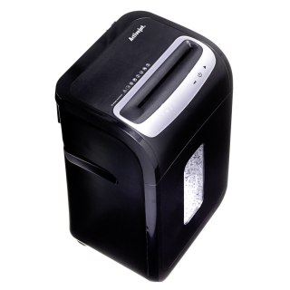 Activejet Niszczarka Activejet ASH-2502C, P-4, 28 l, ścinki 4x40 mm, 25 kartek, czarna