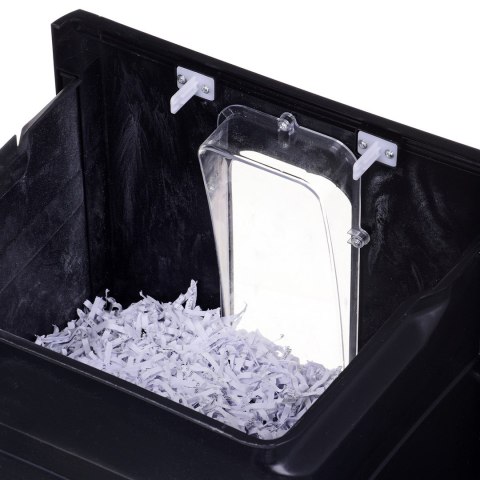 Activejet Niszczarka Activejet ASH-2502C, P-4, 28 l, ścinki 4x40 mm, 25 kartek, czarna