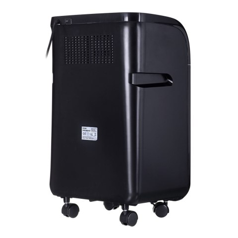 Activejet Niszczarka Activejet ASH-2502C, P-4, 28 l, ścinki 4x40 mm, 25 kartek, czarna