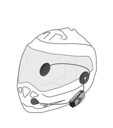 INTERPHONE Interkom motocyklowy INTERPHONE U-COM 3, komplet na 2 kaski