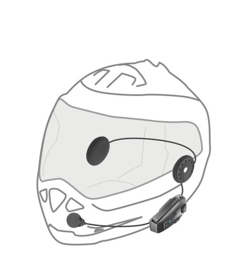 INTERPHONE Interkom motocyklowy INTERPHONE U-COM 8R, komplet na 1 kask