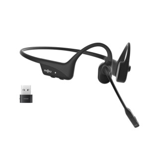 SHOKZ Słuchawki bezprzewodowe kostne Shokz OpenComm2 + adapter USB-A czarne
