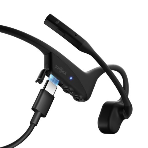 SHOKZ Słuchawki bezprzewodowe kostne Shokz OpenComm2 + adapter USB-A czarne
