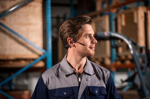 SHOKZ Słuchawki bezprzewodowe kostne Shokz OpenComm2 + adapter USB-C czarne