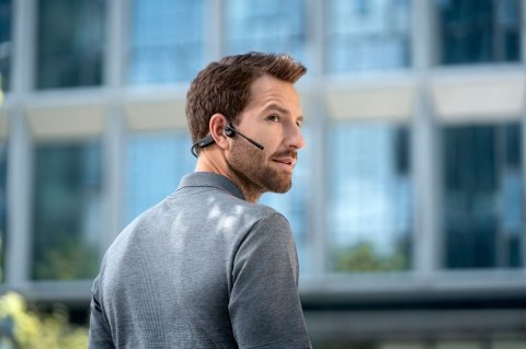 SHOKZ Słuchawki bezprzewodowe kostne Shokz OpenComm2 + adapter USB-C czarne