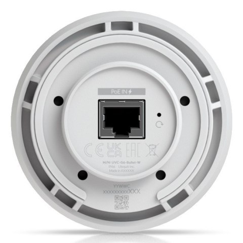UBIQUITI Kamera Ubiquti UniFi G6 Bullet White (UVC-G6-BULLET-W) 8MP 3840 x 2160 (16:9) IP66 IK04 9,9W