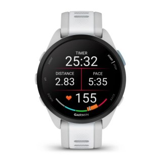 Smartwatch Zegarek Garmin Forerunner 165, 43mm AMOLED Whitestone