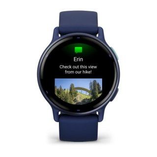 Smartwatch Zegarek Garmin Vivoactive 5, 42mm AMOLED Navy