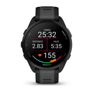Smartwatch Zegarek sportowy Garmin Forerunner 165 Music AMOLED 43mm Black/­Slate Grey