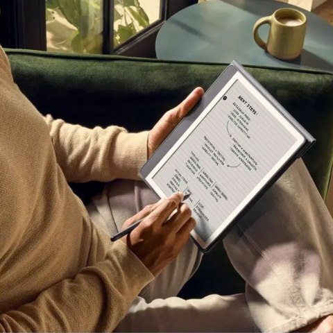 Czytnik Ebook New Kindle Scribe - 2024 release 10.2" glare-free 64GB Wi-Fi (Without Lockscreen Ads) with Premium Pen Tungsten +