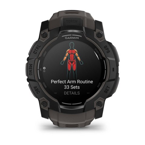 Smartwatch Zegarek Garmin Instinct 3, 50mm AMOLED Black