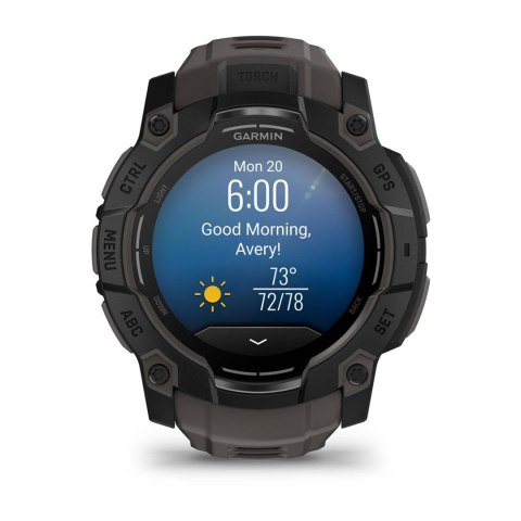 Smartwatch Zegarek Garmin Instinct 3, 50mm AMOLED Black