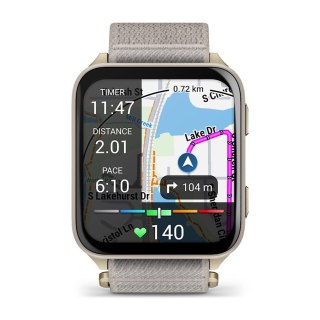 Smartwatch Zegarek Garmin Venu X1, 46mm AMOLED french gray