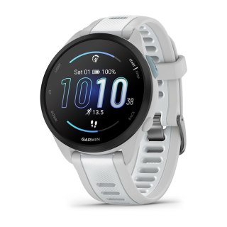 Smartwatch Zegarek sportowy Garmin Forerunner 165 Music AMOLED 43mm Mist Grey Whitestone