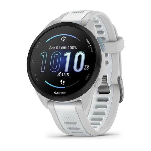 Smartwatch Zegarek sportowy Garmin Forerunner 165 Music AMOLED 43mm Mist Grey Whitestone