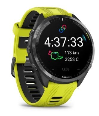 Smartwatch Zegarek sportowy Garmin Forerunner 965 jaskrawożółty