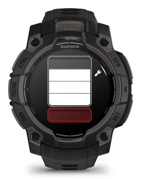 Smartwatch Zegarek sportowy Garmin Instinct 3 AMOLED 45mm Czarny