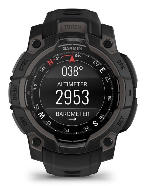 Smartwatch Zegarek sportowy Garmin Instinct 3 AMOLED 45mm Czarny