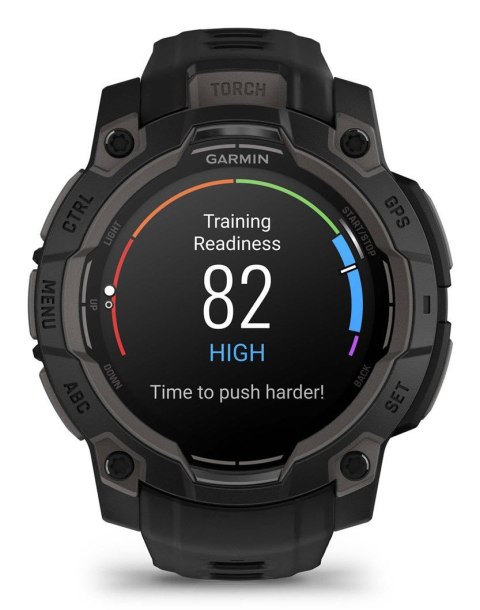Smartwatch Zegarek sportowy Garmin Instinct 3 AMOLED 45mm Czarny
