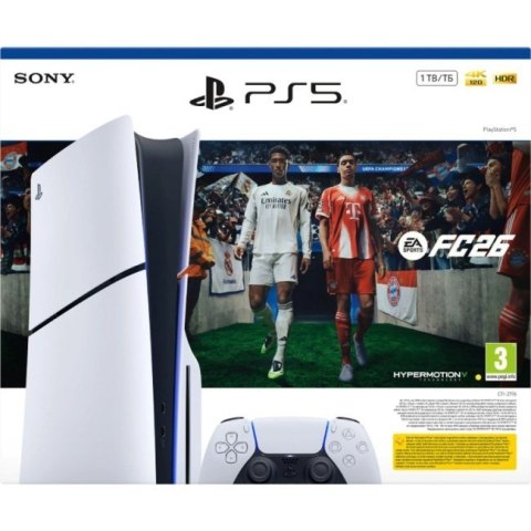 Sony PlayStation 5 SLIM Disc 1TB + FC26 white