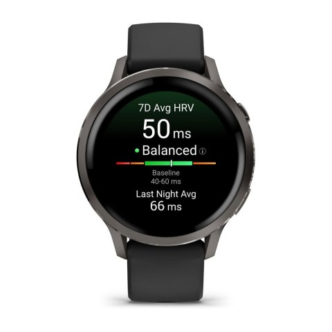 Zegarek Garmin Venu 4, 41mm AMOLED Black