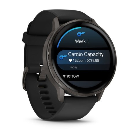 Zegarek Garmin Venu 4, 45mm AMOLED Black