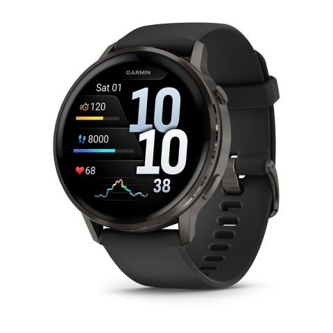 Zegarek Garmin Venu 4, 45mm AMOLED Black