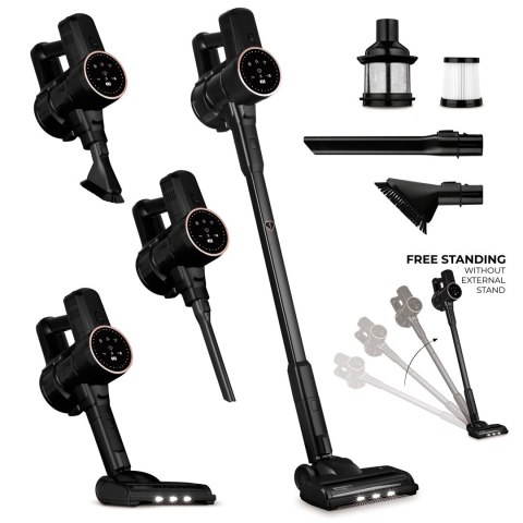 Odkurzacz bezprzewodowy FashionTV FTV-0085 Matte Black Rose Gold