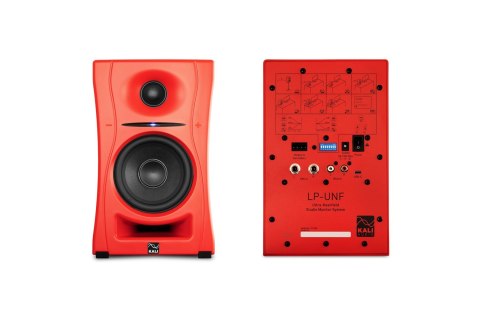 KALI AUDIO LP-UNF-R - Para monitorów odsłuchowych z Bluetooth. Głośniki multimedialne, czerwone.