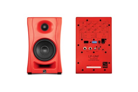 KALI AUDIO LP-UNF-R - Para monitorów odsłuchowych z Bluetooth. Głośniki multimedialne, czerwone.