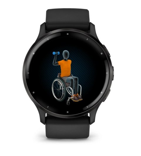 Zegarek Garmin Venu 3, 45mm AMOLED Black