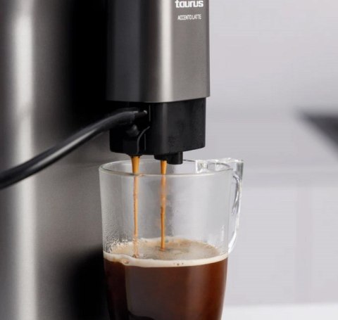 Ekspres ciśnieniowy do kawy Taurus Accento Latte; 20 bar White Coffee