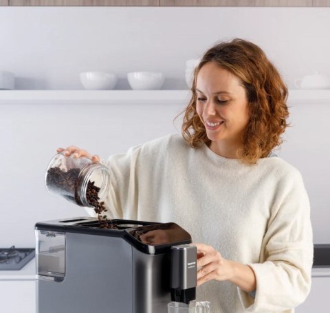 Ekspres ciśnieniowy do kawy Taurus Accento Latte; 20 bar White Coffee