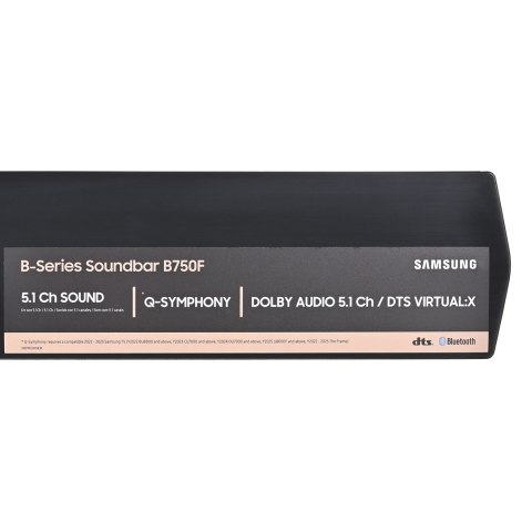 Soundbar Samsung HW-B750F/EN 5.1 kan. 400W Bluetooth 4.2 Dolby Digital Czarny