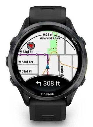 Zegarek sportowy Garmin Forerunner 970 Carbon Grey