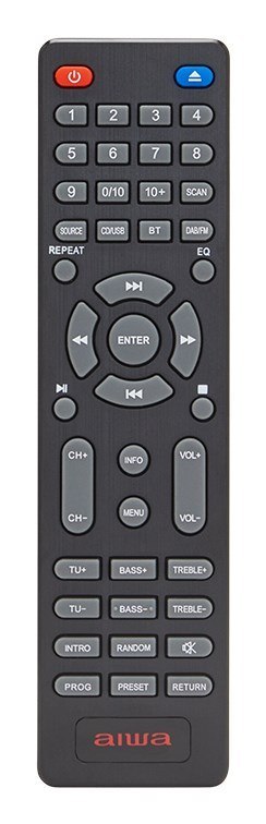 AIWA wieża MSBTU-700DAB 2x25W czarna