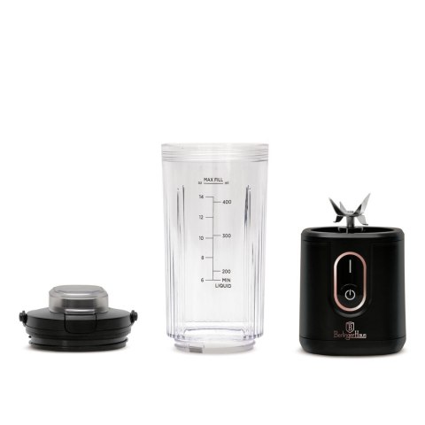 Blender kielichowy, bezprzewodowy 400 ml BerlingerHaus BH-9922 Black Rose