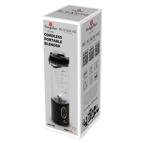 Blender kielichowy, bezprzewodowy 400 ml BerlingerHaus BH-9922 Black Rose