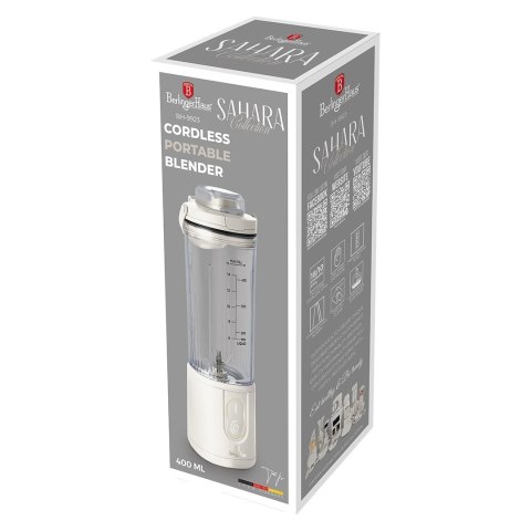 Blender kielichowy, bezprzewodowy 400 ml BerlingerHaus BH-9923 Sahara