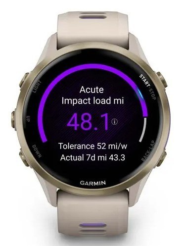 Zegarek sportowy Garmin Forerunner 970 47mm - French Grey