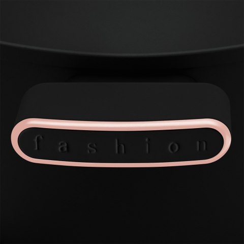 Zestaw Garnek z pokrywką i patelnia 24cm + podkładka Fashion TV FTV-0047 Matte Black- Rose Gold
