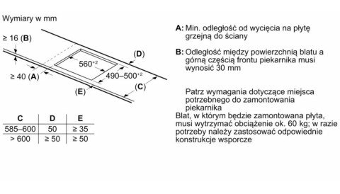 Płyta indukcyjna Bosch PVQ61CHB1E Serie 6 60 cm | 4 pola | PowerBoost | CombiZone | czarny mat | bezramkowa