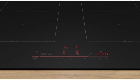 Płyta indukcyjna Bosch PVQ61CHB1E Serie 6 60 cm | 4 pola | PowerBoost | CombiZone | czarny mat | bezramkowa