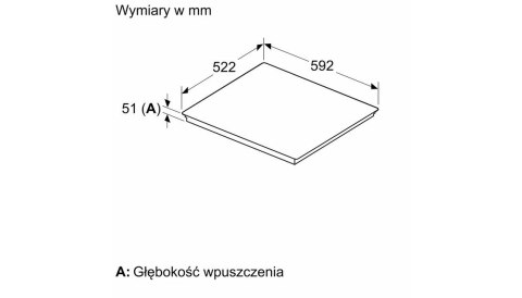 Płyta indukcyjna Bosch PVQ61CHB1E Serie 6 60 cm | 4 pola | PowerBoost | CombiZone | czarny mat | bezramkowa