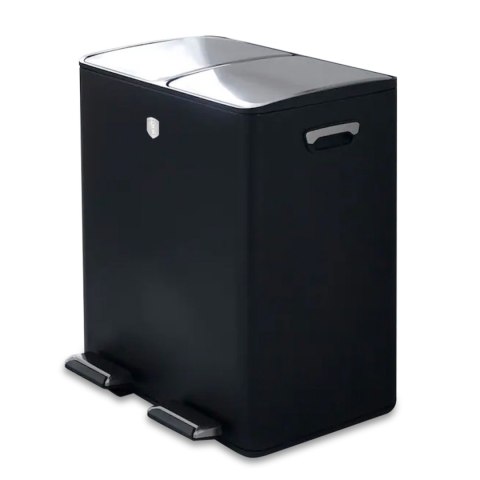 Kosz na śmieci dwukomorowy 2 x 30l BerlingerHaus BH-8883 Black Rose