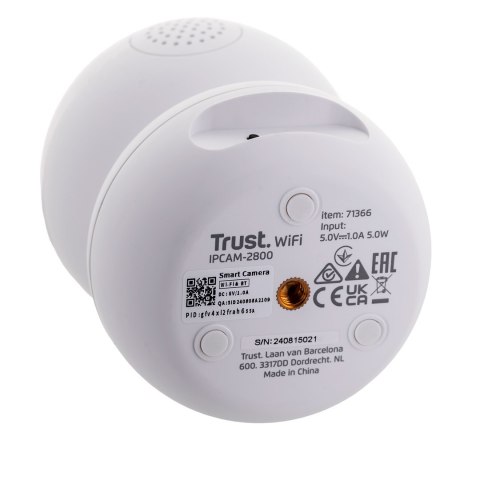 Kamera IP Trust IPCAM-2800 Indoor PTZ Wi-Fi White