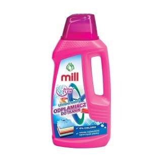 MILL Active Tlen, Odplamiacz do Tkanin Uniwersalny, 0% Chloru, Usuwa najbardziej uporczywe plamy, 1,6l